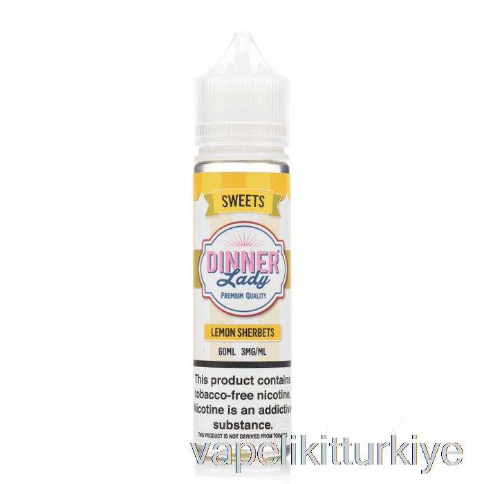 Vape Türkiye Limon şerbetleri - Vape Dining Lady E-likit - 60ml 0mg